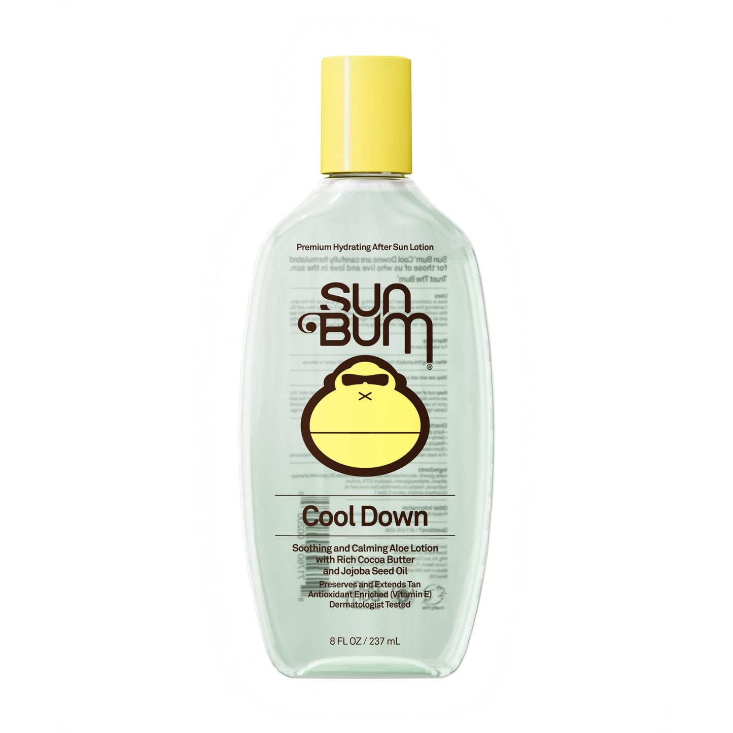 HotSun Bum Cool Down Aloe Vera Gel - Vegan After Sun Care to Soothe and Hydrate Sunburn - 8 oz
