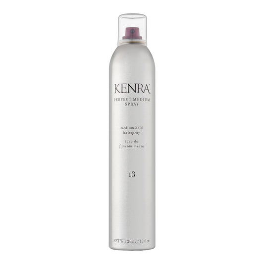 HotKenra Professional Perfect Medium Spray 13 | Provides Styling Control Without Stiffness | Medium Hold | Fast-Drying Formulation | High Shine Finish | All Hair Types