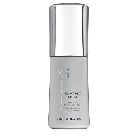 HotKenra Platinum Blow-Dry Spray | Time-Saving Heat Protectant | Detangles, Smooths, and Softens | Eliminates Frizz & Resists Humidity | Medium To Coarse Hair