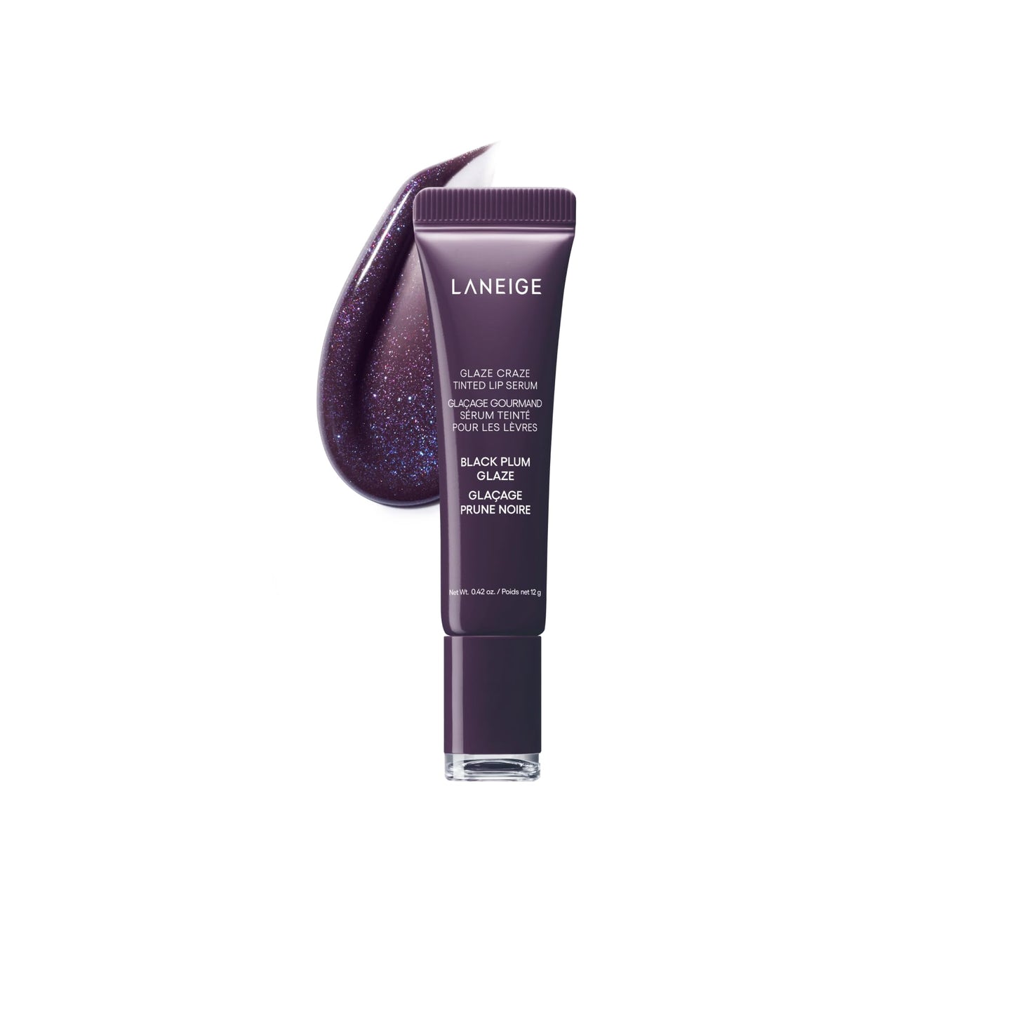 HotLANEIGE Glaze Craze Tinted Lip Serum: Hydrating, Lip Barrier-Boosting, Softening Lip Serum Treatment for Glossy & Buildable Shine, Nourished Lips with Plumping Polypeptides | Korean Skin Care