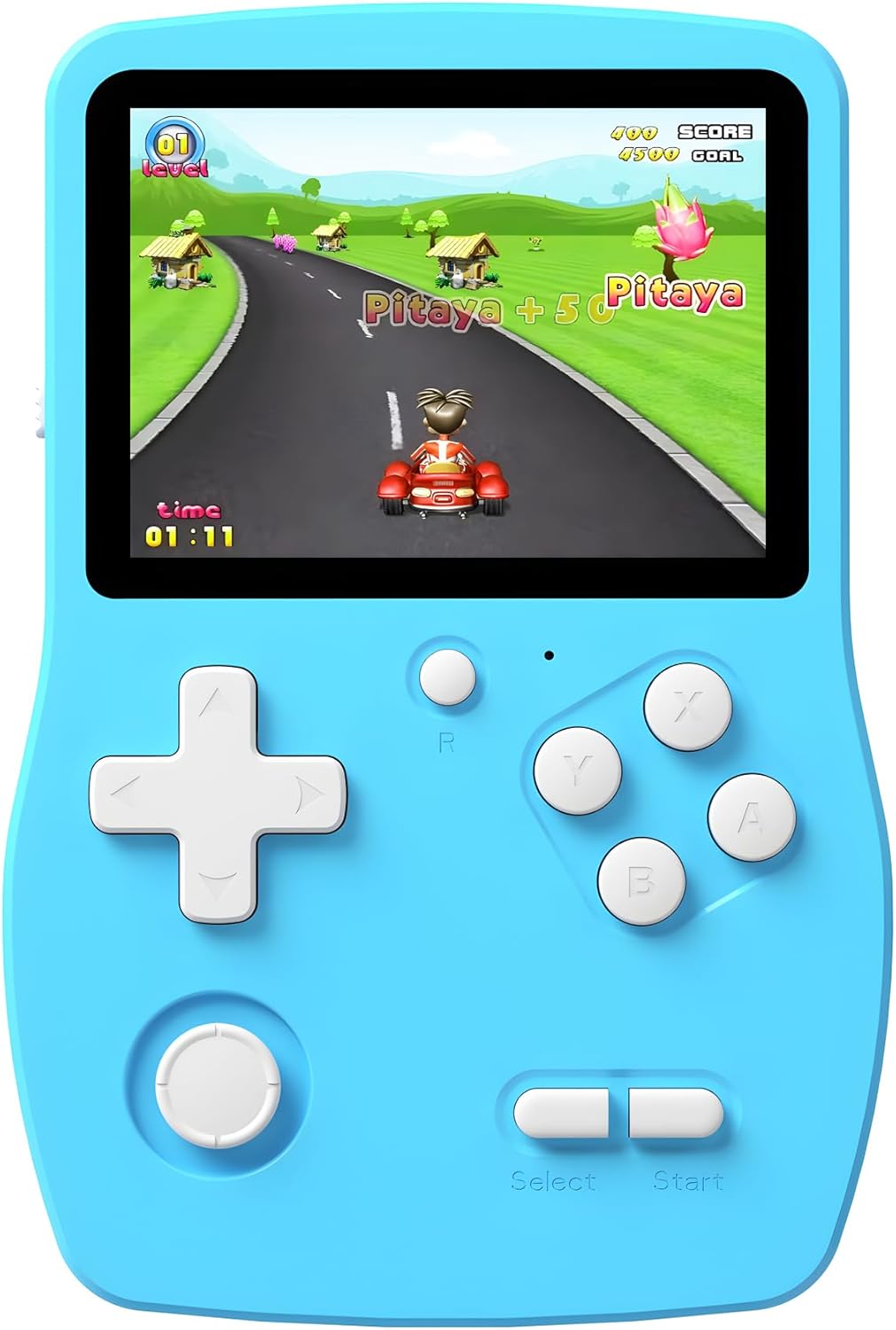 Hot 32 Bit Handheld Games for Kids Preloaded 139 Video Games, Portable Video Gaming Player with 3.0" IPS Screen and Rechargeable Battery, Mini Travel Games Electronic Gifts Toys for Boys Girls, Blue