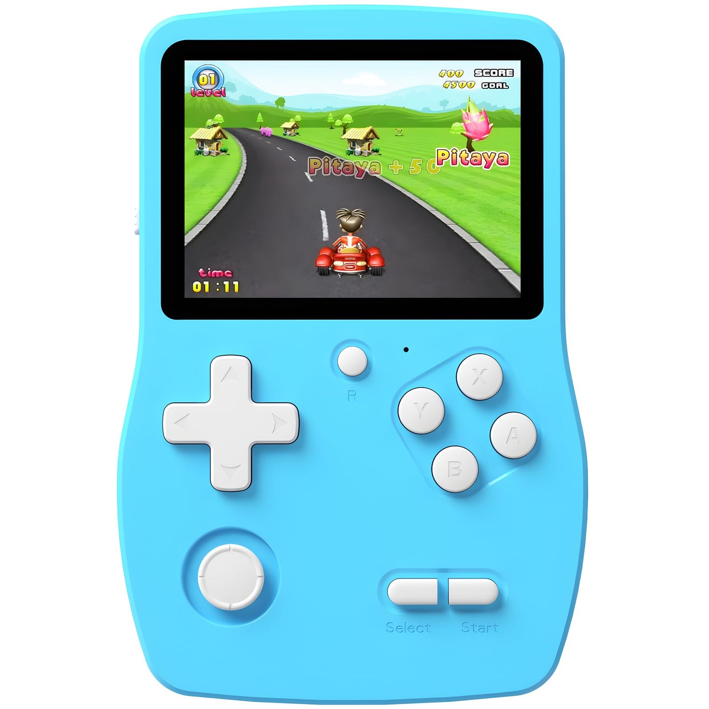 Hot 32 Bit Handheld Games for Kids Preloaded 139 Video Games, Portable Video Gaming Player with 3.0" IPS Screen and Rechargeable Battery, Mini Travel Games Electronic Gifts Toys for Boys Girls, Blue