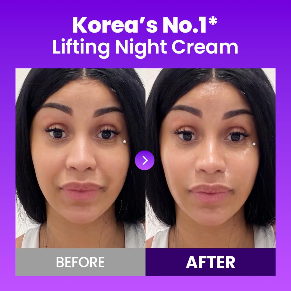 HotBIOHEAL BOH Probioderm 3D Lifting Cream 1.7 fl oz - Cardi B's Advanced Korean Facial Night Cream with 17-Peptide Complex & Probioderm for Face and Neck, Butter-Rich Texture for Perfect Slugging