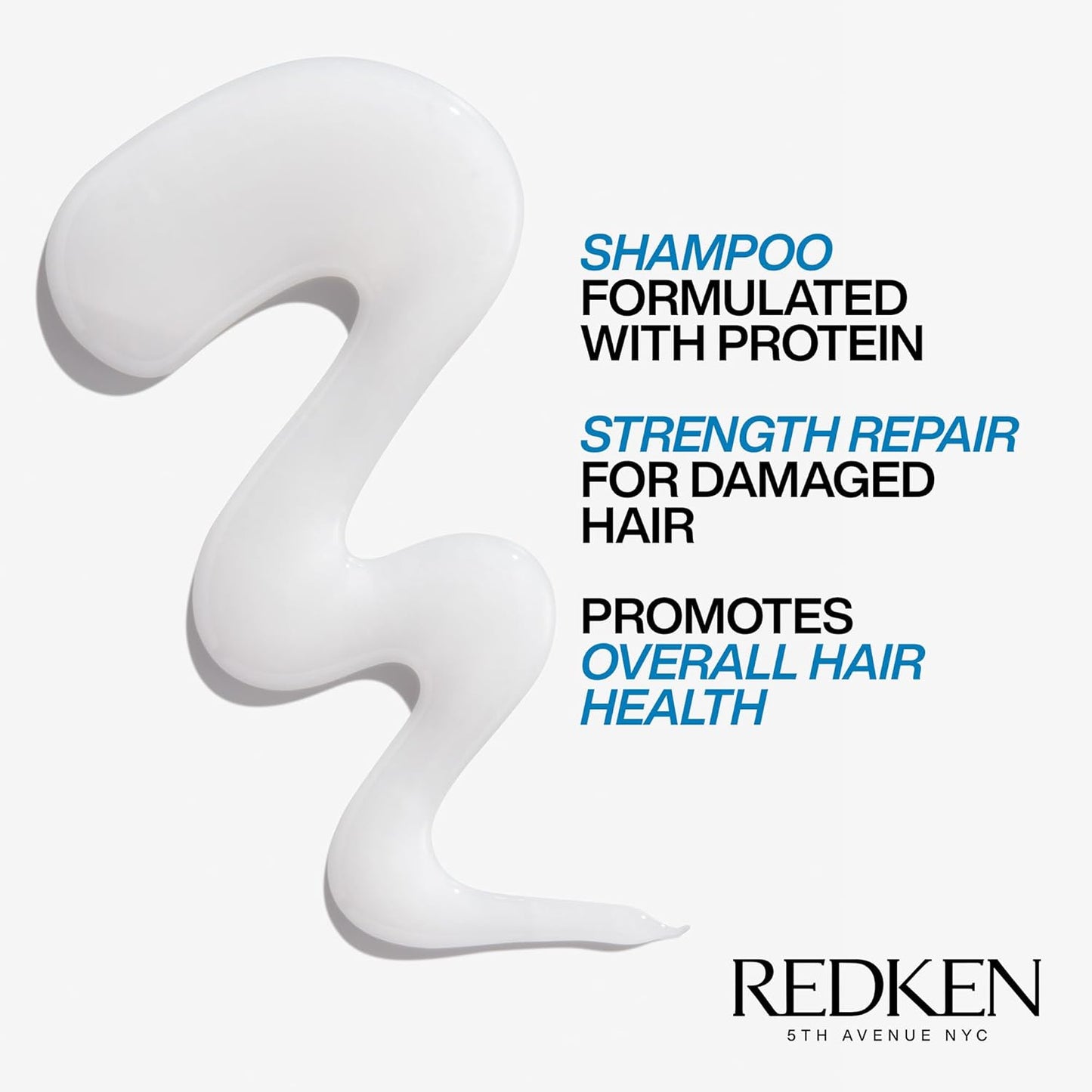 HotRedken Extreme Shampoo - Strengthen & Repair Damaged Hair, For Damaged Hair, Infused With Proteins