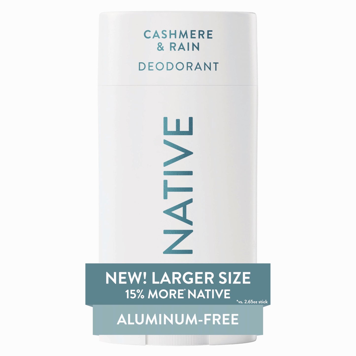 HotNative Aluminum Free Deodorant, Sea Salt & Cedar, Large Size Stick, 72 Hour Odor Control, for Women & Men, Contains Naturally Derived Ingredients, 3.1 oz