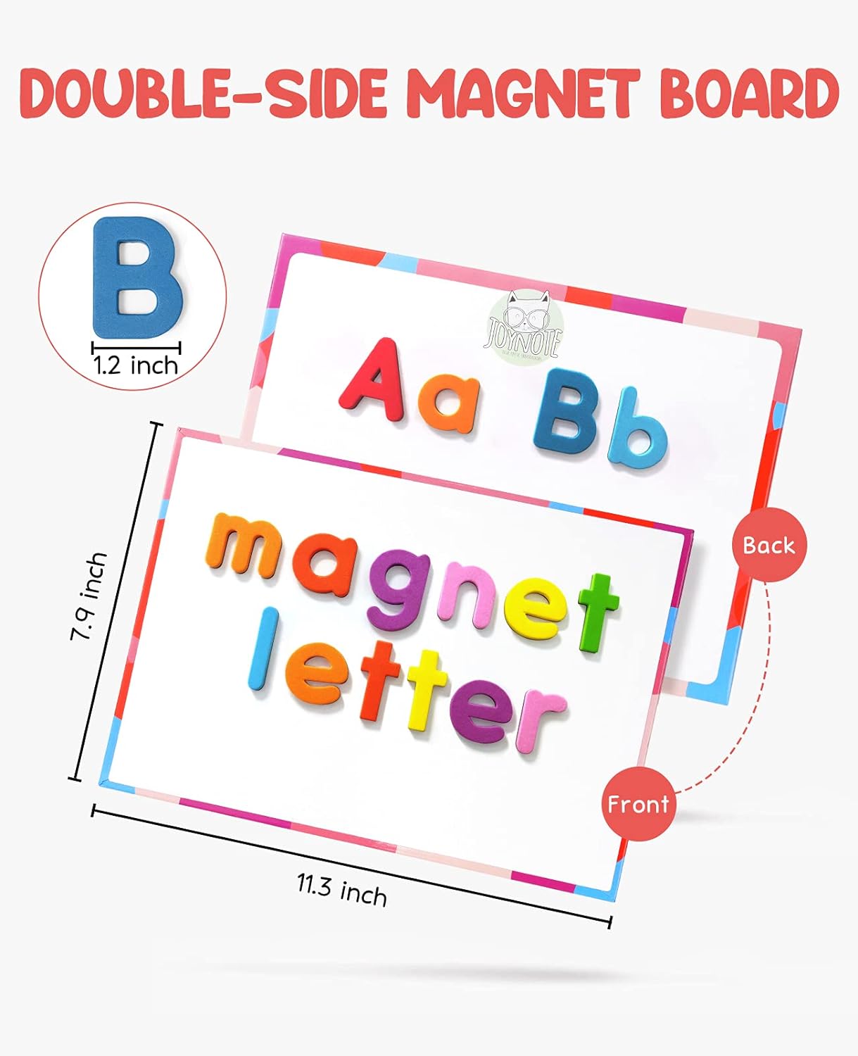 Hot Gamenote Classroom Magnetic Alphabet Letters Kit 238 Pcs with Double - Side Magnet Board - Foam Alphabet Letters for Preschool Kids Toddler Spelling and Learning Colorful ABC Education Fridge Magnets