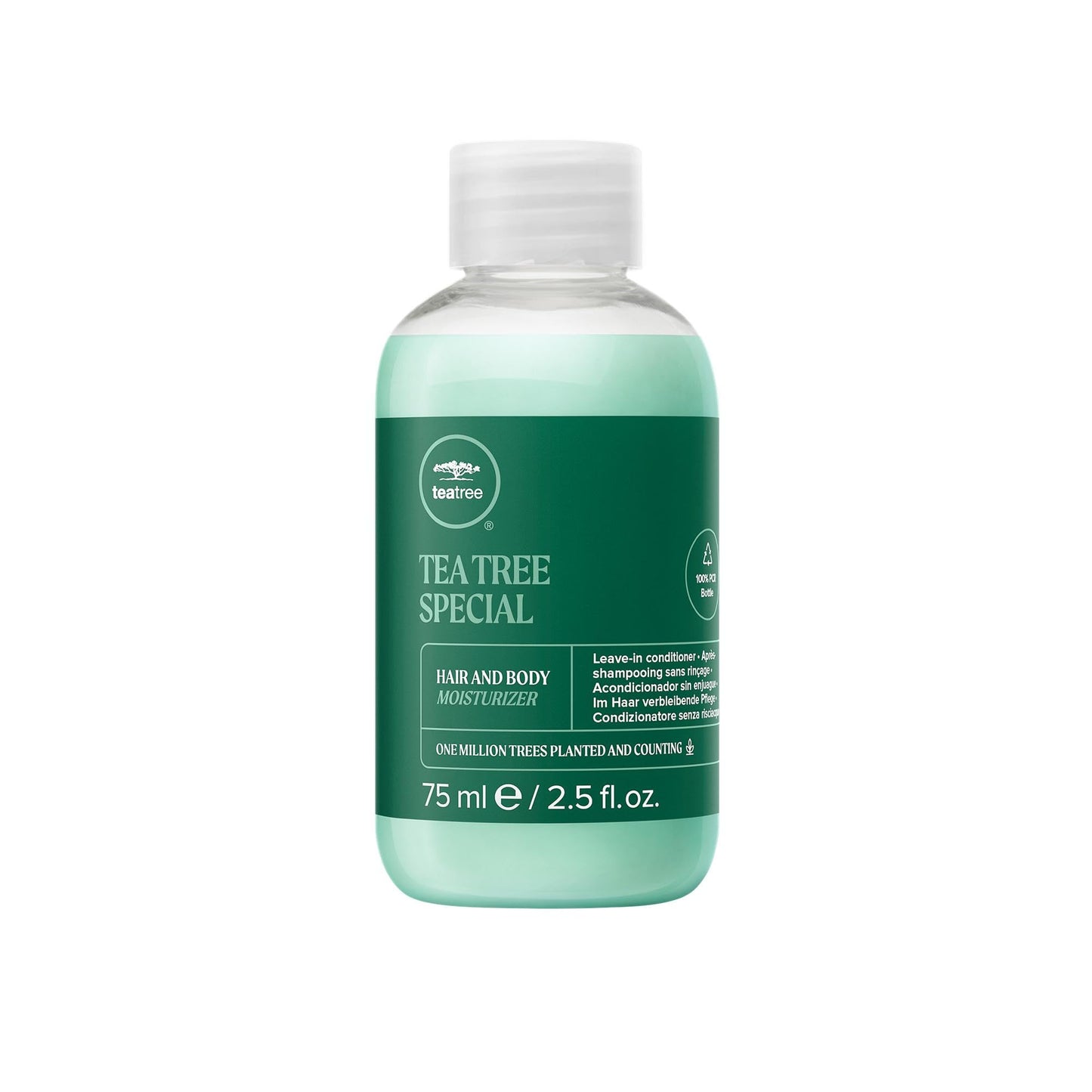 HotTea Tree Hair and Body Moisturizer Leave-In Conditioner, Body Lotion, After-Shave Cream, For All Hair + Skin Types