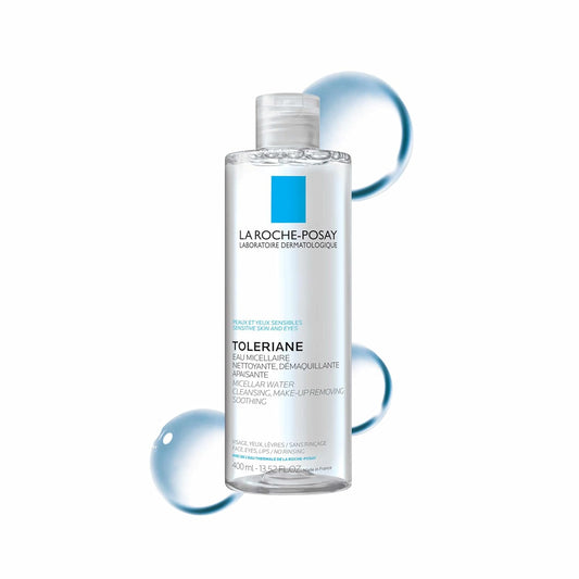 HotLa Roche-Posay Micellar Cleansing Water for Sensitive Skin, Micellar Water Makeup Remover, Cleanses and Hydrates Skin, Gentle Face Toner, Oil Free