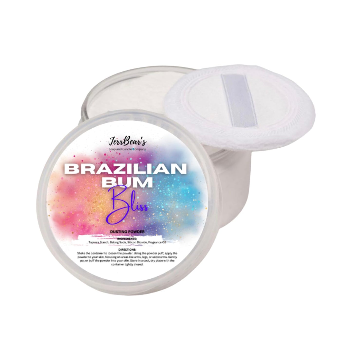 Hot Pink Sugar Cashmere Dusting Powder for Women, 4oz Jar | Talc Free Body Formula, Soft Scented Skin Care, Gentle Powder for Daily Freshness, Includes Puff Application