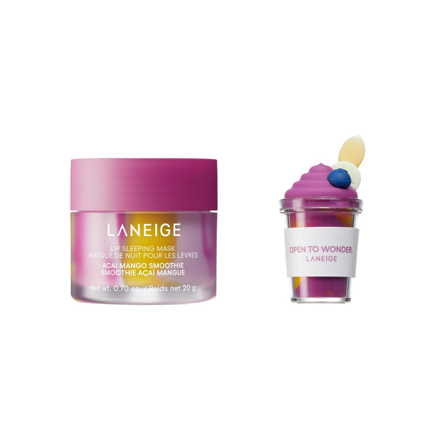 HotLANEIGE Lip Sleeping Mask: Korean Overnight Treatment For Dry Lips | Hydrating & Nourishing Overnight Lip Treatment Mask with Vitamin C, Shea & Murumuru Seed Butter | Now Build Your Own Bespoke Swirl