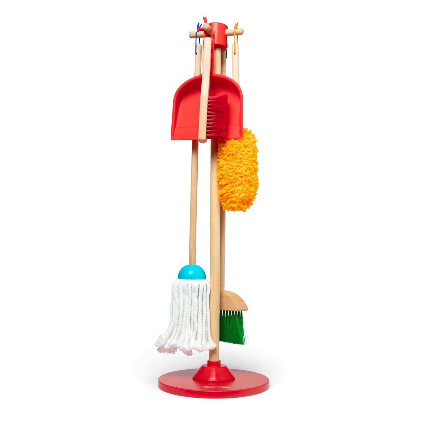 HotMelissa & Doug Dust Sweep Mop, 6-Pc. Toddler Cleaning Set with Kids Broom & Accessories, Preschool Learning Activities & Kids Toys for Girls & Boys 3+
