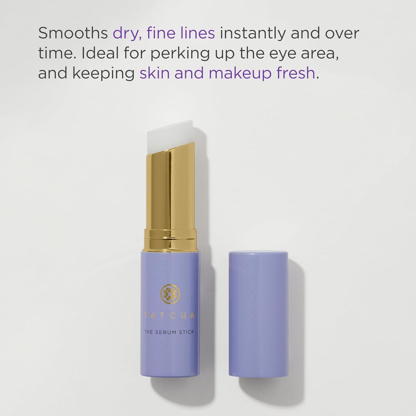 HotTatcha The Serum Stick | Smooth Dry Fine Lines Instantly, Face & Eye Brightener Stick 8 G | 0.28 oz