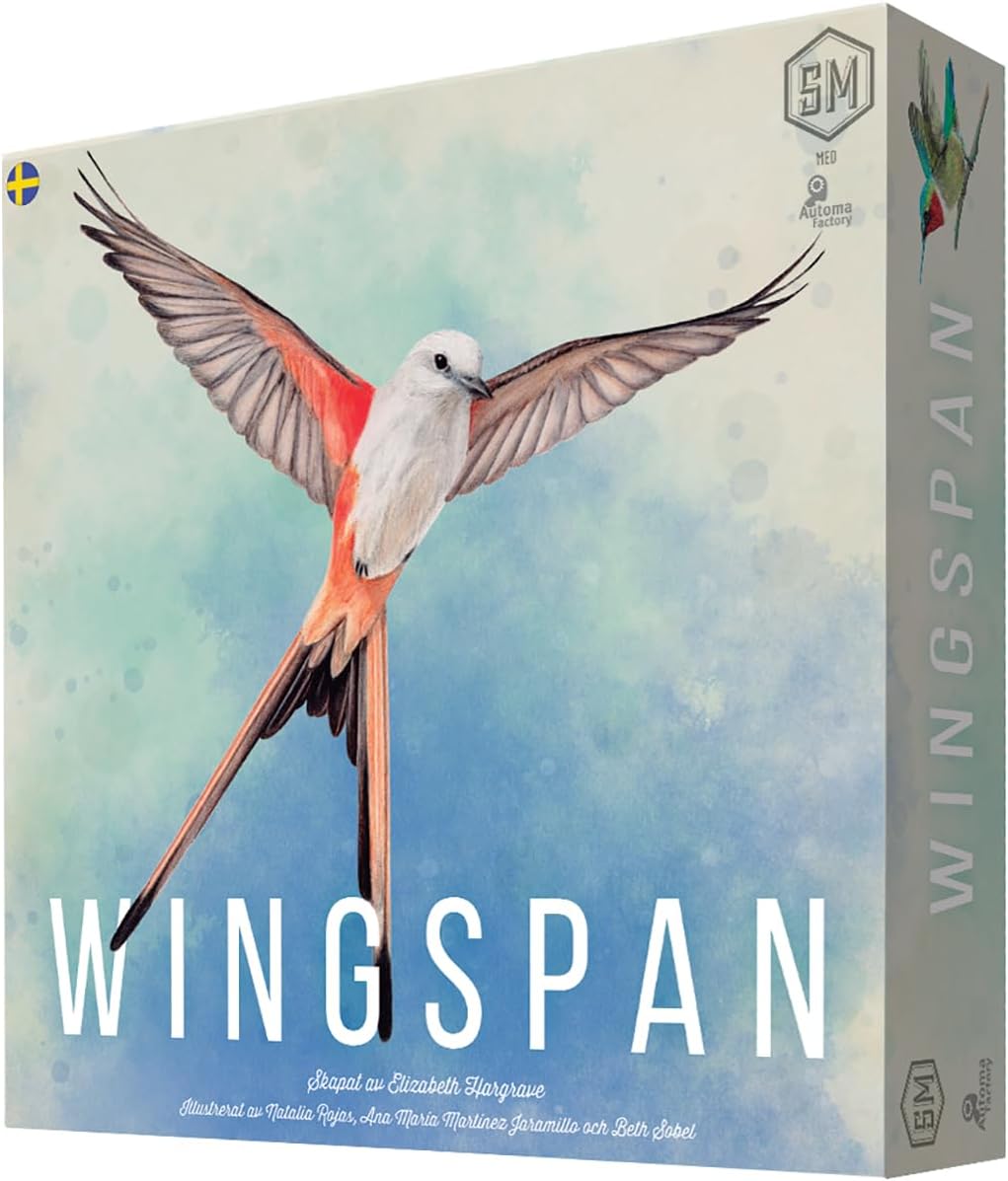Hot Stonemaier Games: Wingspan (Base Game) by Elizabeth Hargrave | A Relaxing, Award-Winning Strategy Board Game About Collecting Birds for Adults and Family | 1-5 Players, 70 Mins