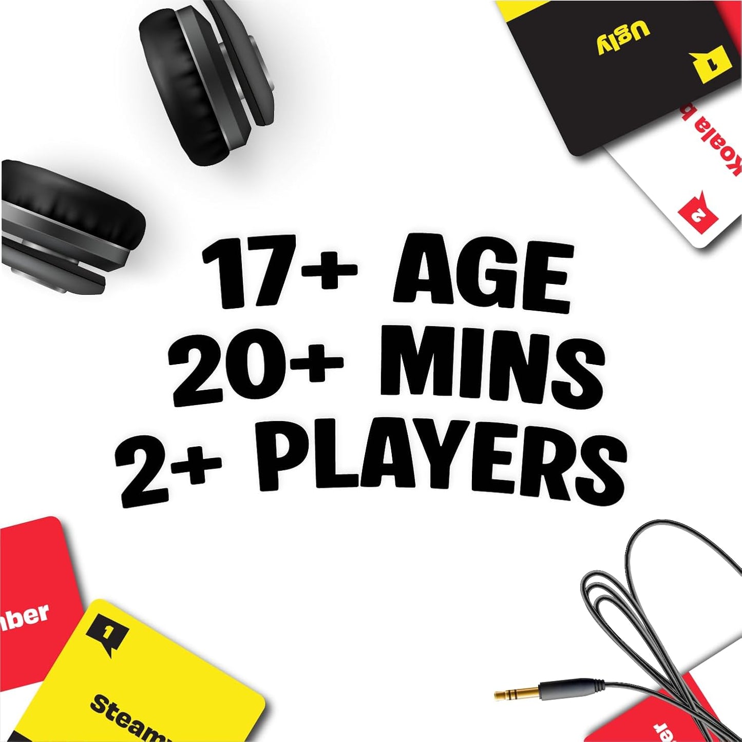 HotLucky Egg Sorry What - Award Winning Lip Reading Friends Party Game Based On The Headphone Challenge TikTok Trend - 2+ Players 40,000 Funny Word Phrase Combinations Card Game for Friends