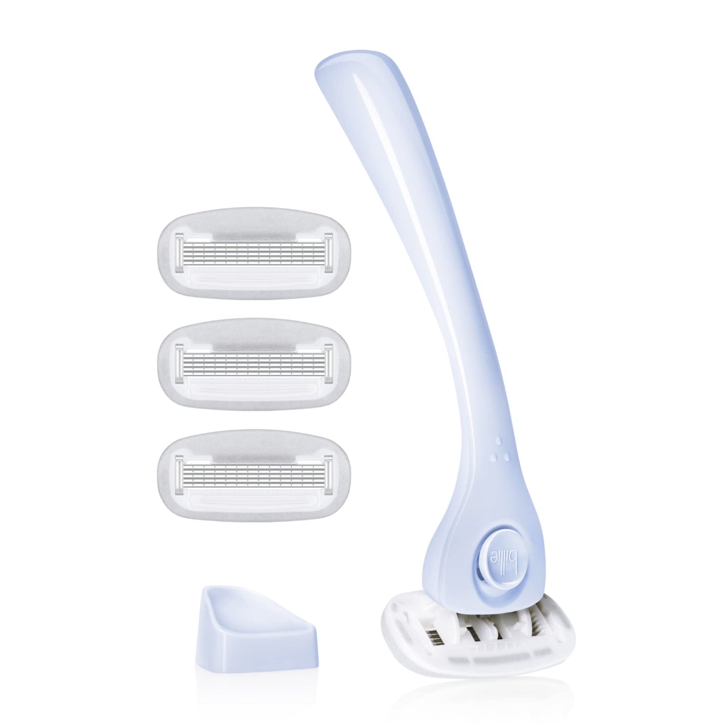 HotBillie Razors for Women Shave Kit – Women’s Razor + 4 x 5-Blade Razor Refills + Magnetic Holder – DreamPop