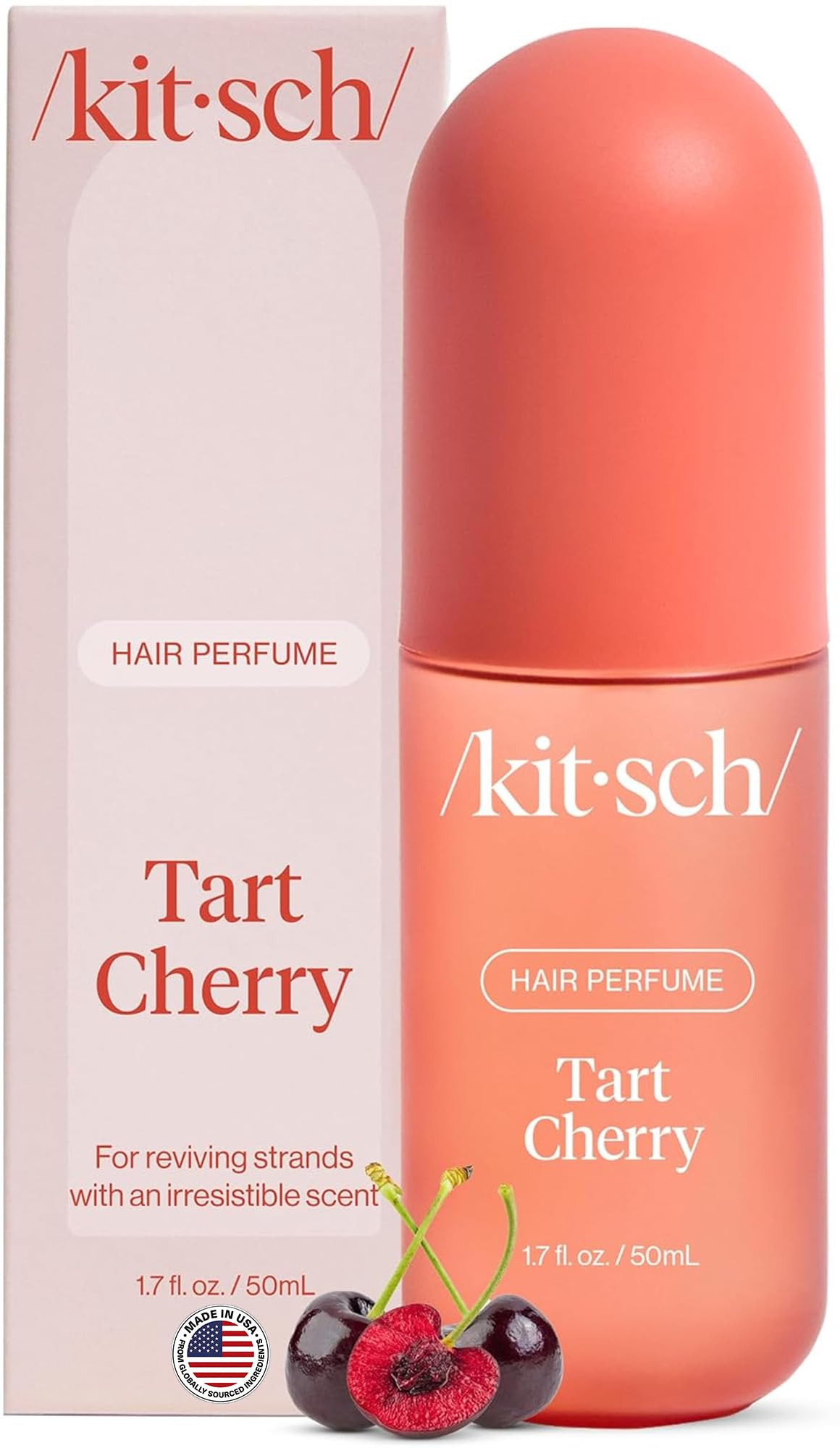 HotKitsch Hair Perfume for Women - Amber Shores, 50mL | Clean, Deodorizing & Patented Odor-Eliminating Technology Hair Spray & Body Mist | Freshen Hair, Body & Pillows