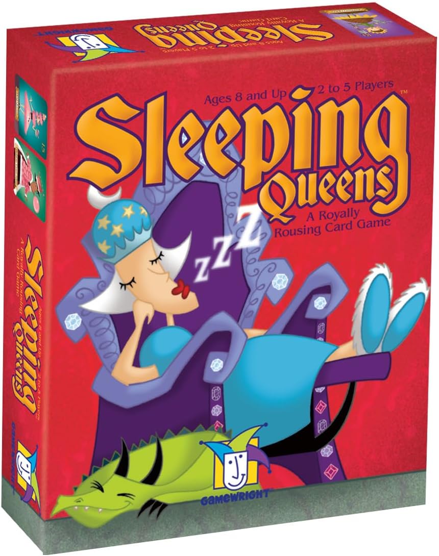 HotSleeping Queens Card Game by Gamewright | Kids and Family Card Games for Ages 8 and up | Fast Playing Strategy & Math Board Game | 2–5 Players