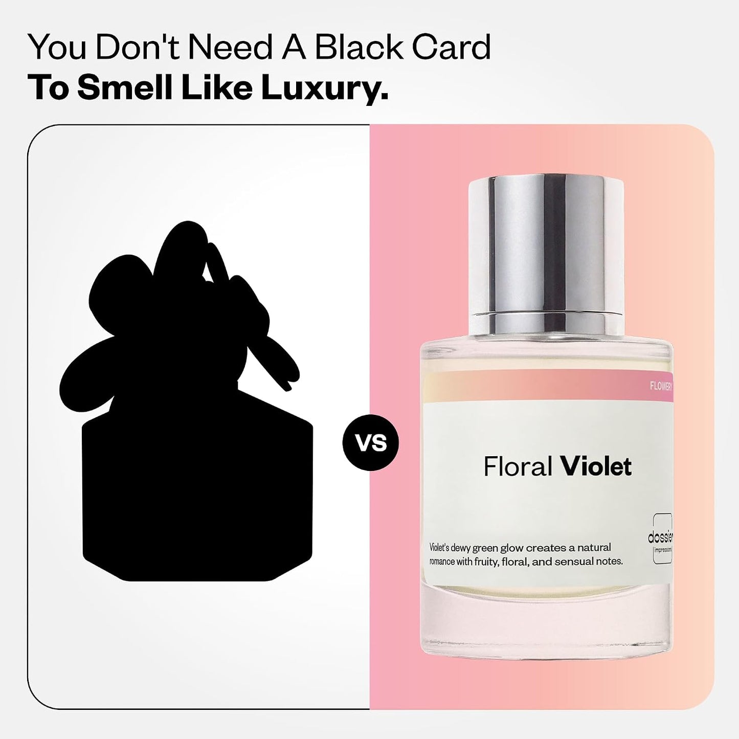 Hot Dossier - Floral Violet - Eau de Parfum - Inspired by Daisy - Long-Lasting Fragrance - Feminine - 1.7 fl oz (50ml)