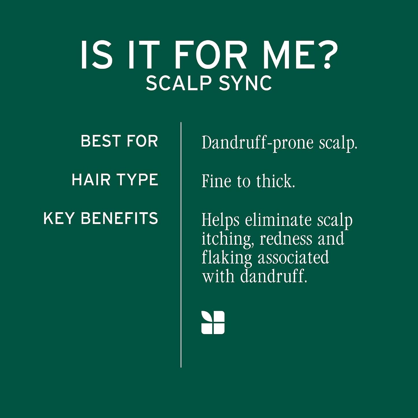 HotBiolage Scalp Sync Anti-Dandruff Shampoo - Controls Itchy Scalp, Deeply Cleanses Hair, Moisturizing Shampoo For Dandruff Relief, For Scalp and Hair Health, Vegan & Cruelty-Free