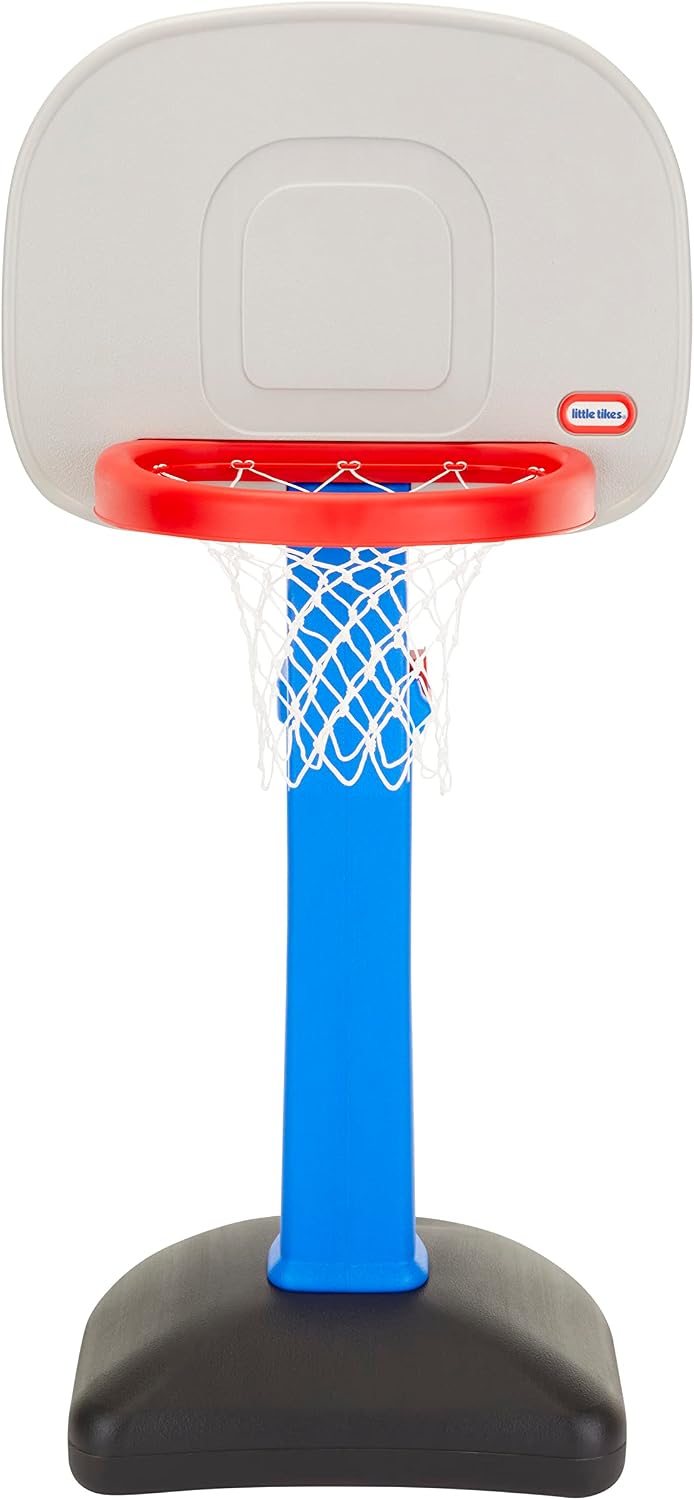 HotLittle Tikes Easy Score Basketball Set, Blue, 3 Balls - Amazon Exclusive, 23.75 x 22 x 61 inches