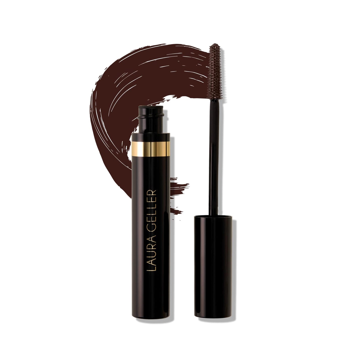 HotLAURA GELLER NEW YORK Kajal Longwear Mascara – Black – Volumizing, Lengthening, & Defining Mascara - Smudge‑Proof & Flake‑Proof Wear, Buildable Formula