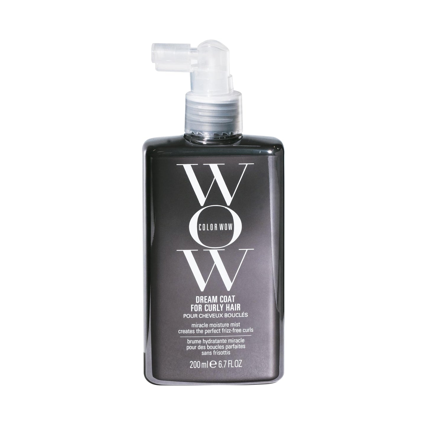 HotCOLOR WOW Dream Coat for Curly Hair, Moisture-Boosting Anti-Frizz Spray for Defined Curls