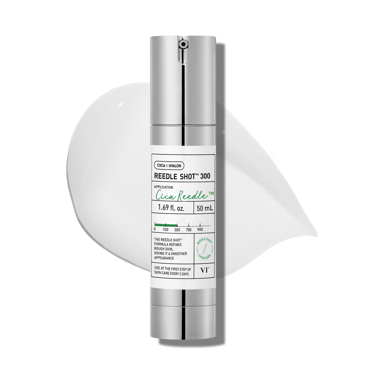 HotVT COSMETICS CICA Reedle Shot 300, Advanced Night Exosome, Microneedling Serum, Centella Asiatica, Hyaluronic Acid, Propolis, Soft Skin, Regeneration, Glass Skin, Korean Skin Booster 1.69Fl Oz (50ml)