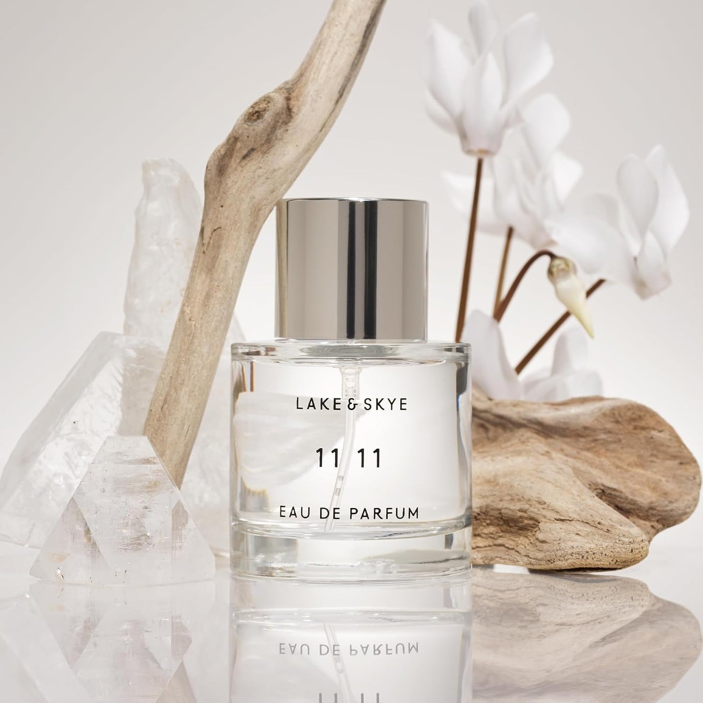 Hot Lake & Skye 11 11 Eau de Parfum Spray - Clean Skin Musk, Amber, Vegan, Cruelty-Free - 1.7 fl oz (50mL)