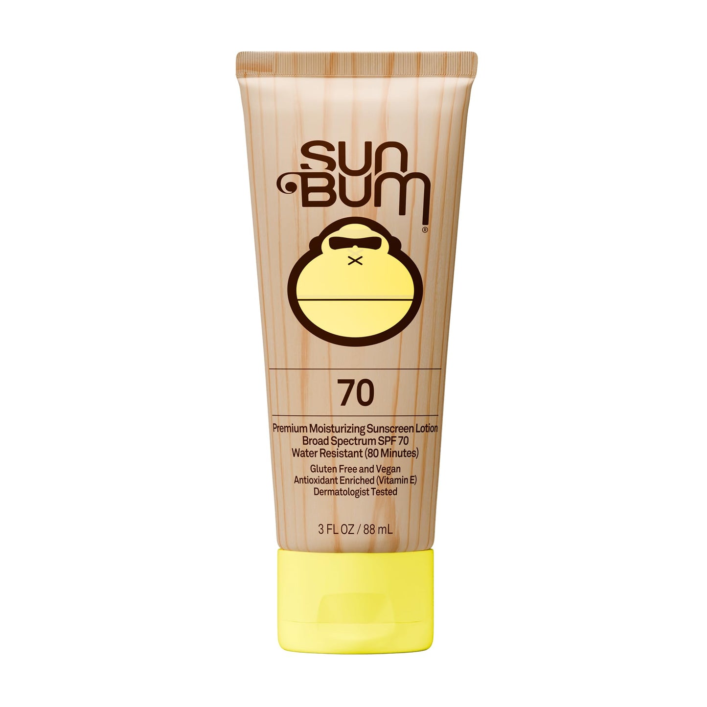 HotSun Bum Original SPF 50 Sunscreen Body Lotion - Broad Spectrum Moisturizing Sunscreen with Vitamin E - Hawaii 104 Act Compliant (Made without Octinoxate & Oxybenzone) - 8 oz