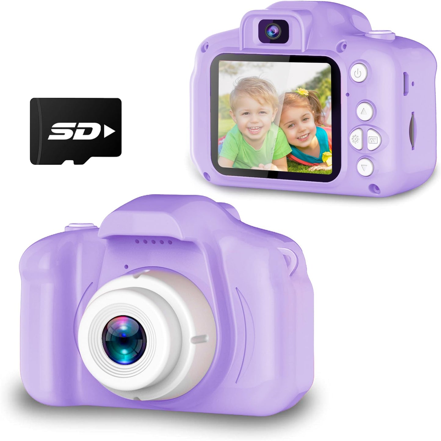 Hot Seckton Upgrade Kids Selfie Camera, Christmas Birthday Gifts for Boys Age 3-9, HD Digital Video Cameras for Toddler, Portable Toy for 3 4 5 6 7 8 Year Old Boy with SD Card-Navy Blue
