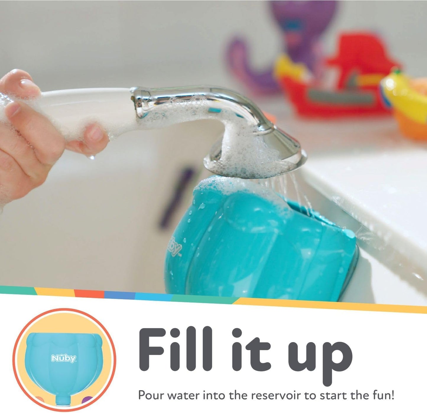 HotNuby Wacky Waterworks Pipes Bath Toy - Baby Bathtub Toy with Interactive Features for Cognitive Development
