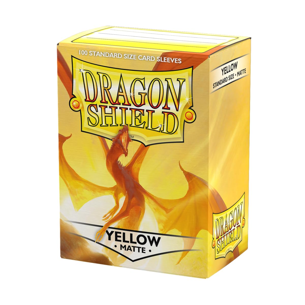 Hot Dragon Shield | Standard Size Card Matte Sleeves | 100 CT - Smooth & Tough Premium TCG Sleeves | Compatible with Pokemon, Flesh & Blood, One Piece & Magic the Gathering | Midnight Blue