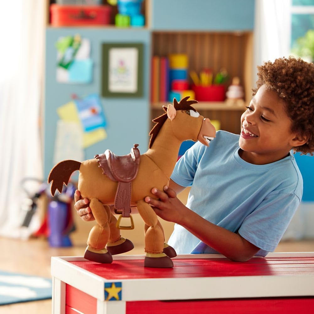 HotDisney Store Official Bullseye Talking Action Figure from Toy Story, Features Sounds and Phrases from The Movies, Interacts with Other Figures and Toys