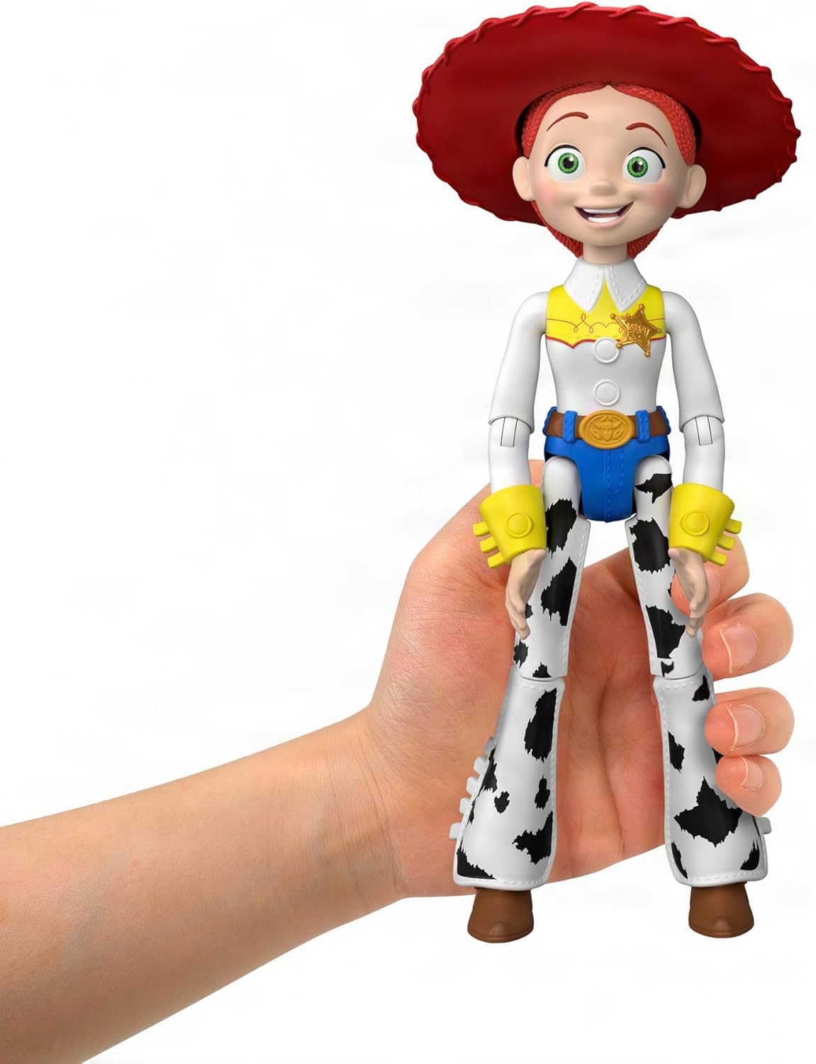 HotMattel Disney and Pixar Toy Story 5 Critter Talk Jessie | 12-inch Posable Action Figure Toy & Jimmy Dean, 35+ Movie Sounds & Phrases, English Language