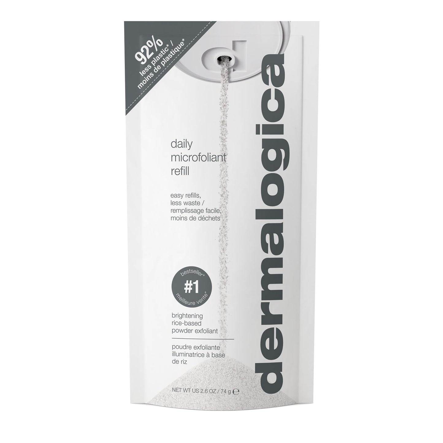 HotDermalogica Daily Microfoliant, Face Exfoliator Scrub Powder with Salicylic Acid and Papaya Enzyme, Achieve Brighter, Smoother Skin Daily