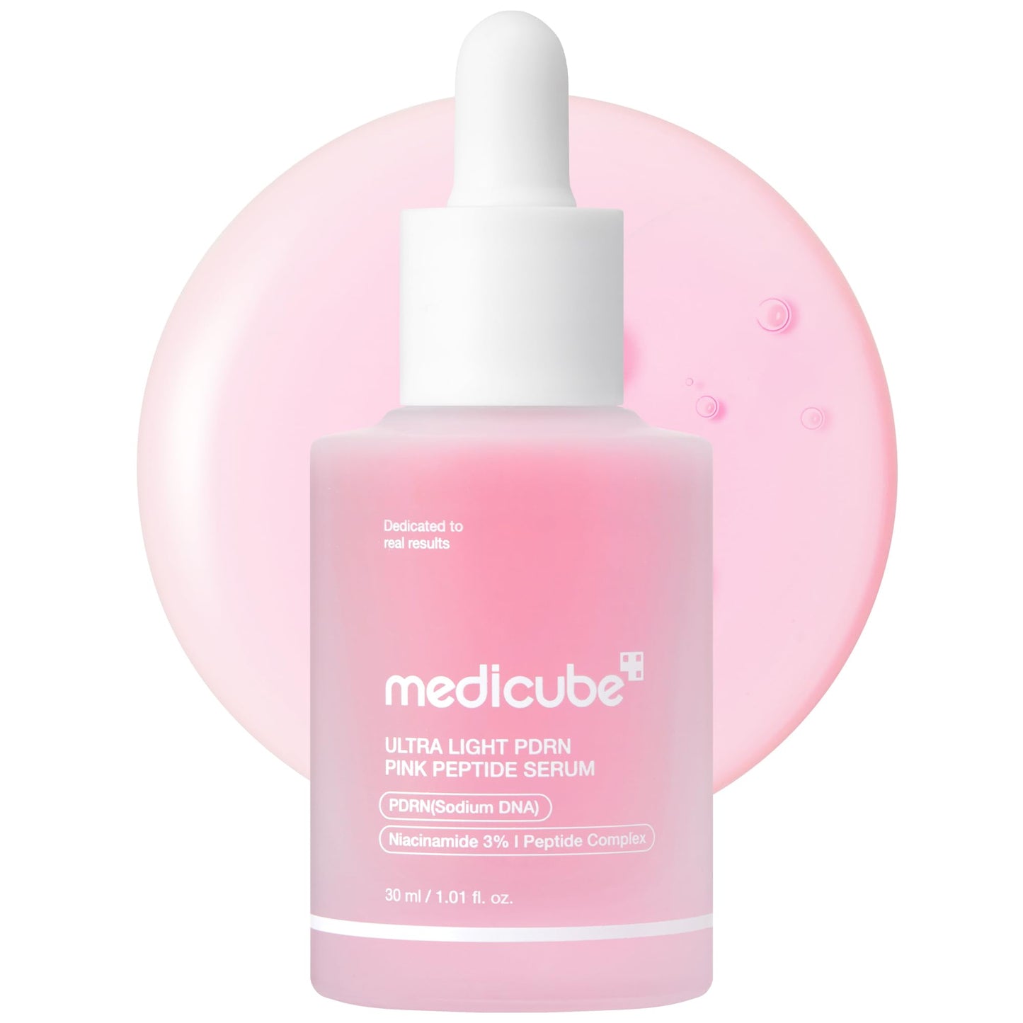 Hotmedicube PDRN Pink Peptide Serum with Salmon DNA | Ultra Light Hydrating Serum with Hyaluronic Acid | Fast-Absorbing Glow Care for Skin Clarity | Korean Skincare, 3.71 fl. Oz