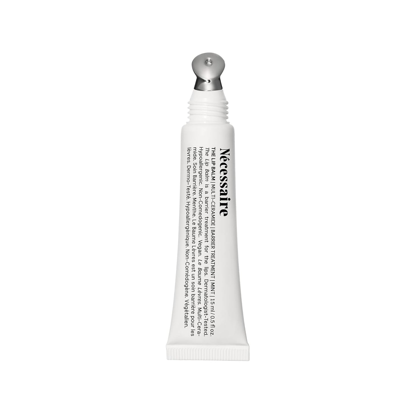 HotNécessaire The Lip Balm | Hydrating Hyaluronic Acid Lip Balm for Women and Men, Mint Oil with Niacinamide + Essential Ceramides. Non-Comedogenic Lip Balm for Dry Lips – 15 ml / 0.5 fl oz