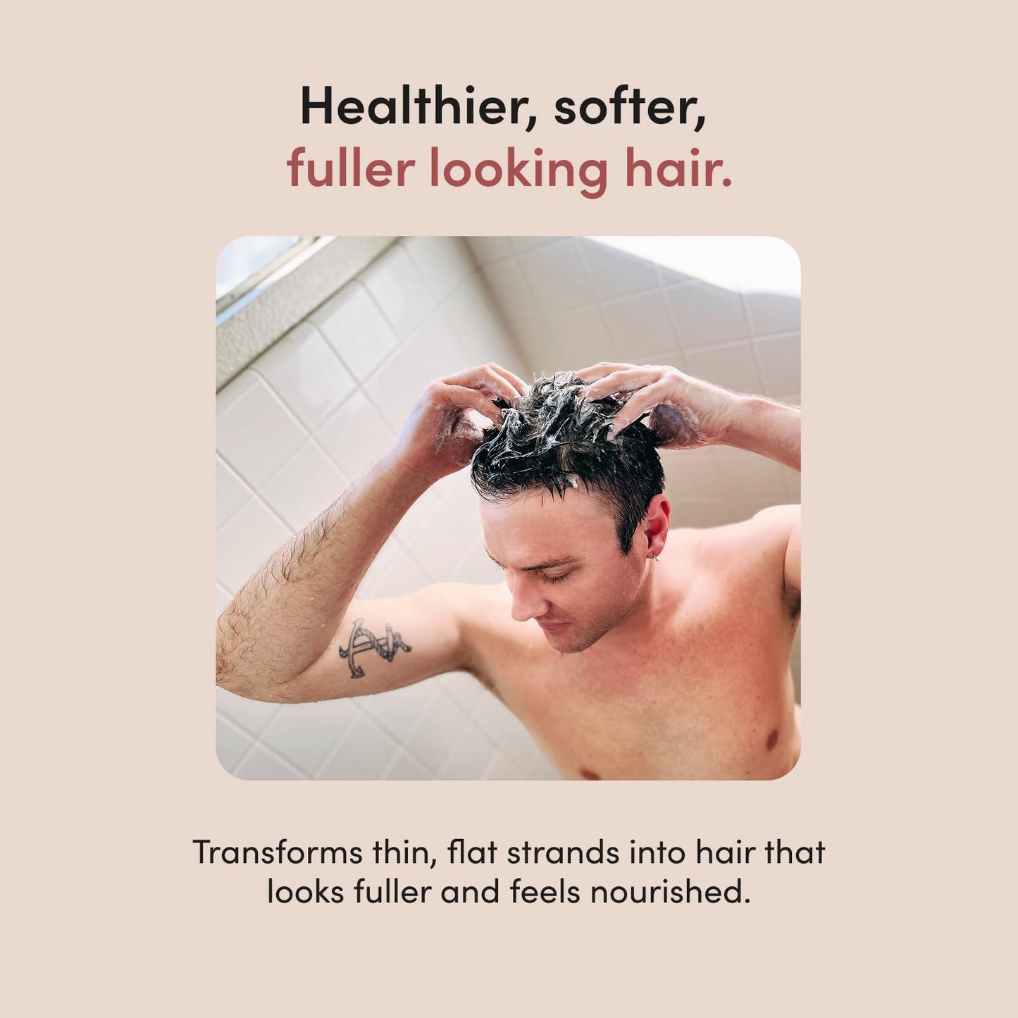 Hothims Thick Fix Shampoo & Conditioner Set - Saw Palmetto for Healthy Hair Growth & Thickening - Scalp Cleansing - Vegan, Sulfate-Free & Cruelty-Free - Eucalyptus Scent, 6.4 fl oz