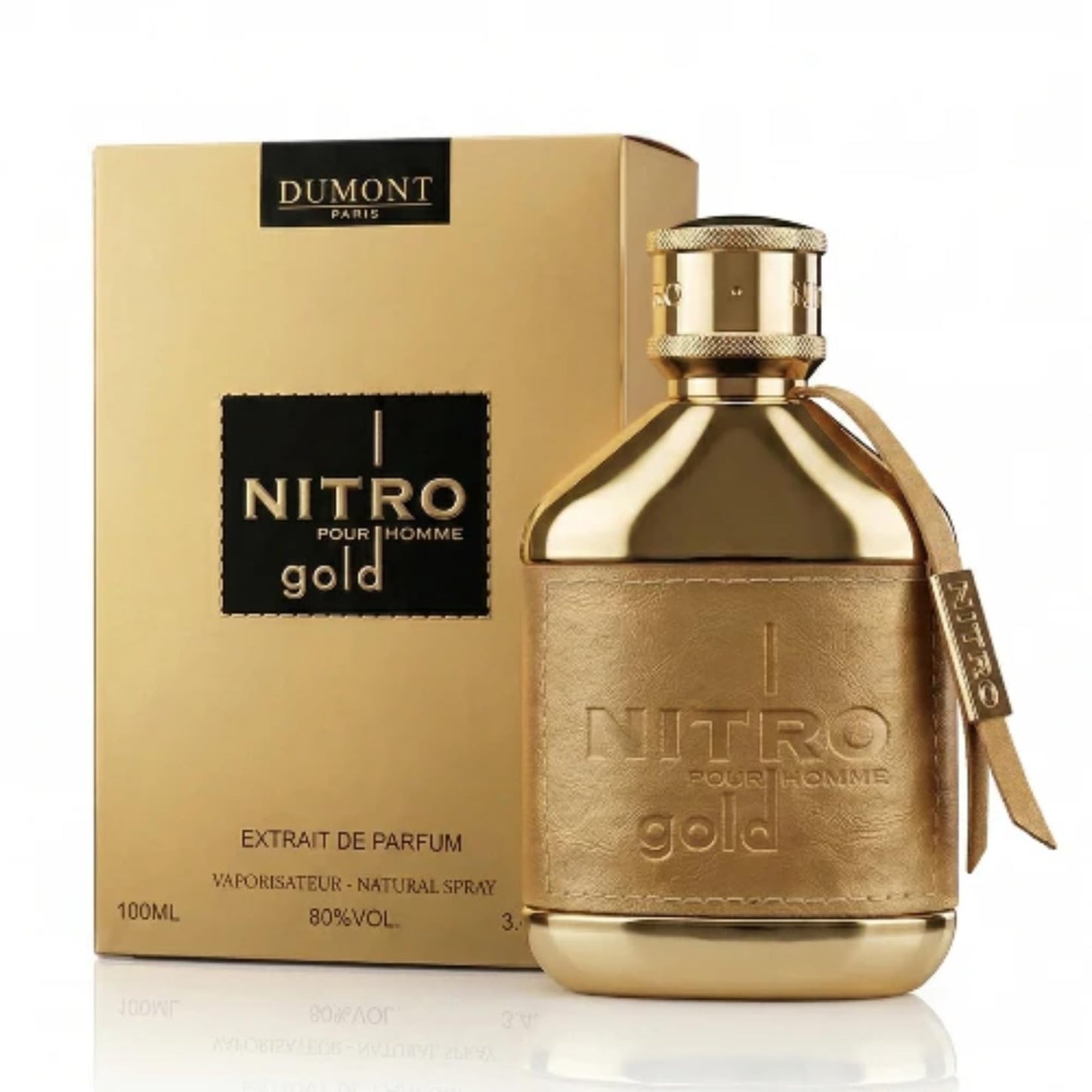 Hot Dumont Nitro Red 3.4 Fl Oz Eau De Parfum for Men – Rich Fruity Woody Floral Fragrance – Luxurious Long Lasting Scent