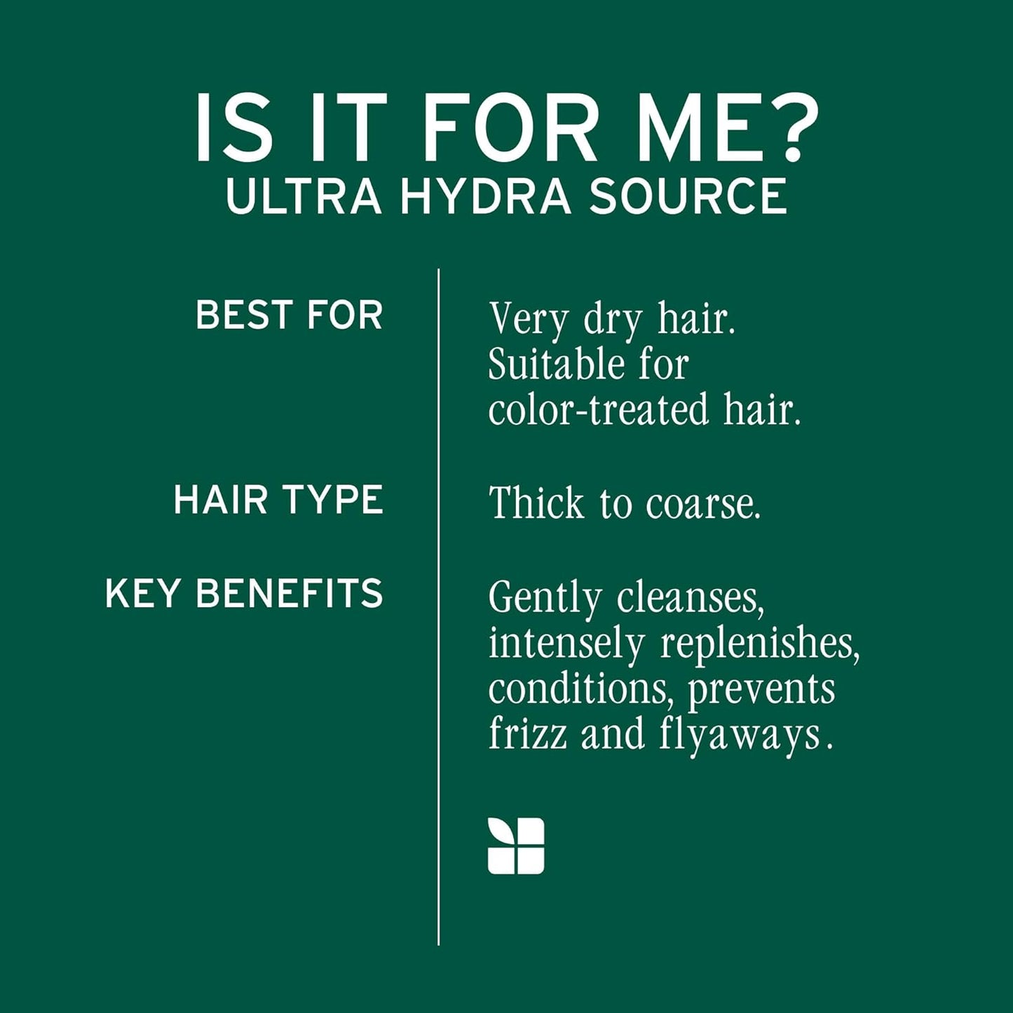 HotBiolage Ultra Hydra Source Conditioner - Intensely Moisturizes and Conditions, Prevents Frizz and Flyaways, For Very Dry, Thick, Coarse Hair, Infused with Micro-dosed Cupuaçu Butter & Salicylic Acid