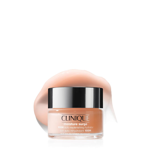 HotClinique Moisture Surge 100H Auto-Replenishing Hydrator Oil Free Face Moisturizer | With Hyaluronic Acid, Aloe Bioferment and Vitamins C + E | For All Skin Types | Hydrating + Moisturizing
