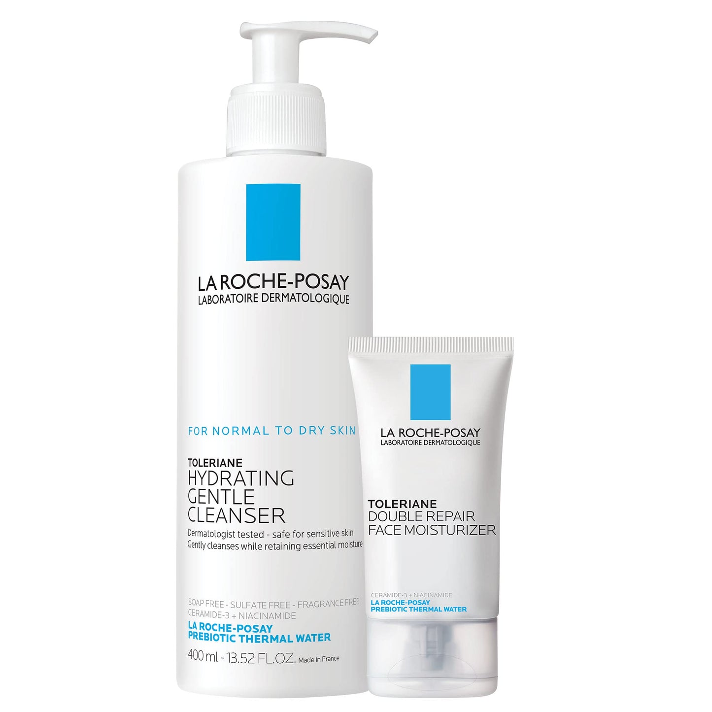 HotLa Roche-Posay Toleriane Hydrating Gentle Face Cleanser, Hydrating Facial Cleanser With Niacinamide + Ceramides, Daily Face Wash For Dry Skin To Normal Skin, Sensitive Skin Tested, Fragrance Free