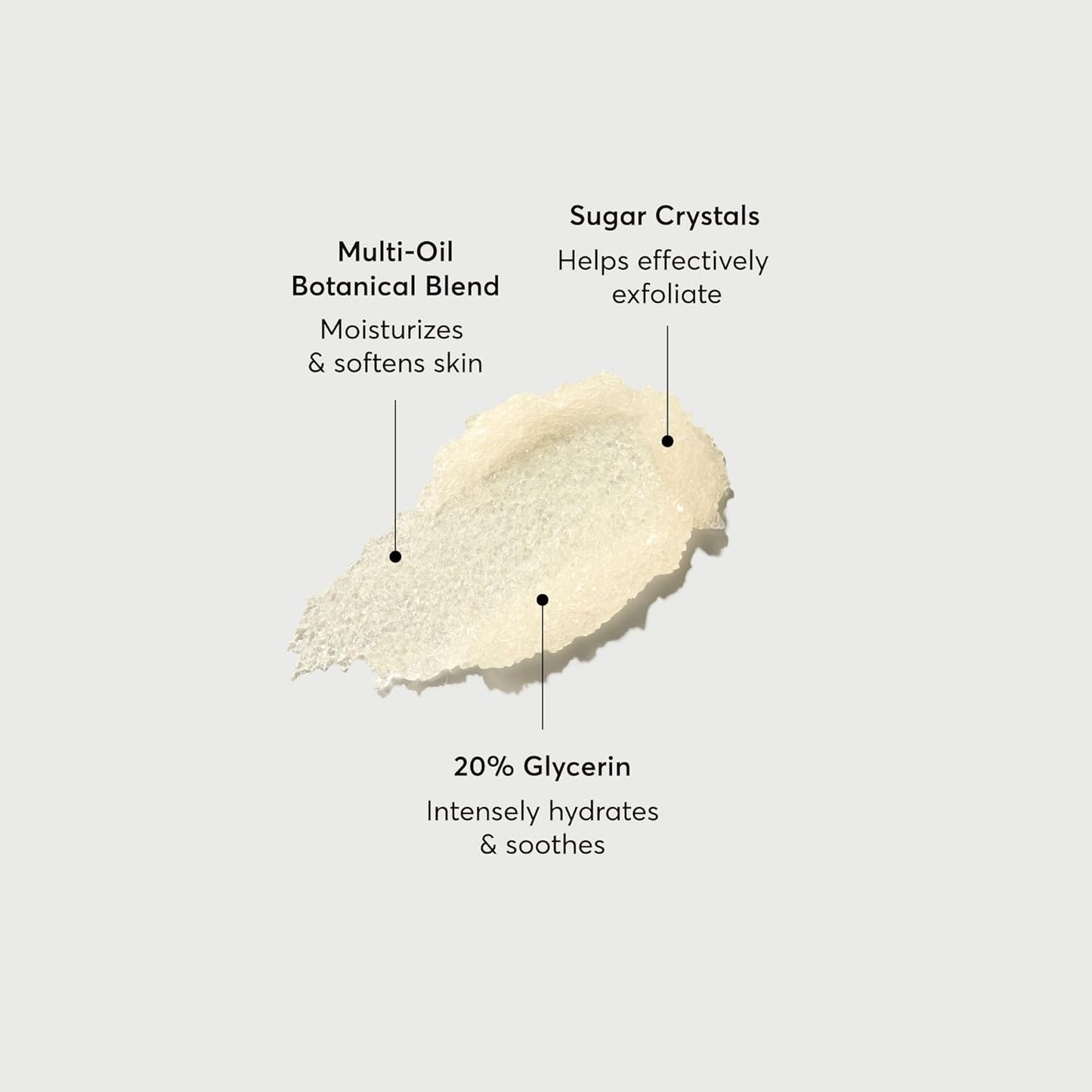 HotNaturium Glow Getter Body Scrub, Exfoliating Sugar Crystals with Linoleic-Rich Oils, Glycerin & Squalane, 226 g / 8 oz