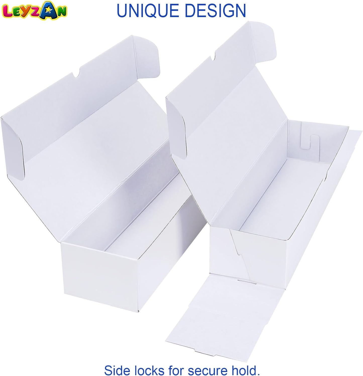 Hot Trading-Card Storage Box, 8-Pack • 1000 Count Corrugated Cardboard Storage Box with dividers & labels for TCG/Magic/Mtg storage and Collection, 14.4 INCH Horizontal