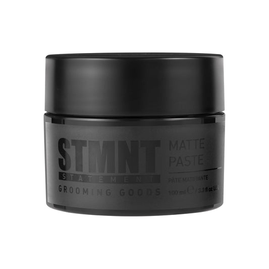 HotSTMNT Grooming Goods Matte Paste 3.38 oz | All Day Strong Hold & High Volume | Hair Clay Paste For Men | Non-Greasy Formula | Texture Paste for Hair | Ideal for Dry & Damp Hair | Mens Hair Styling