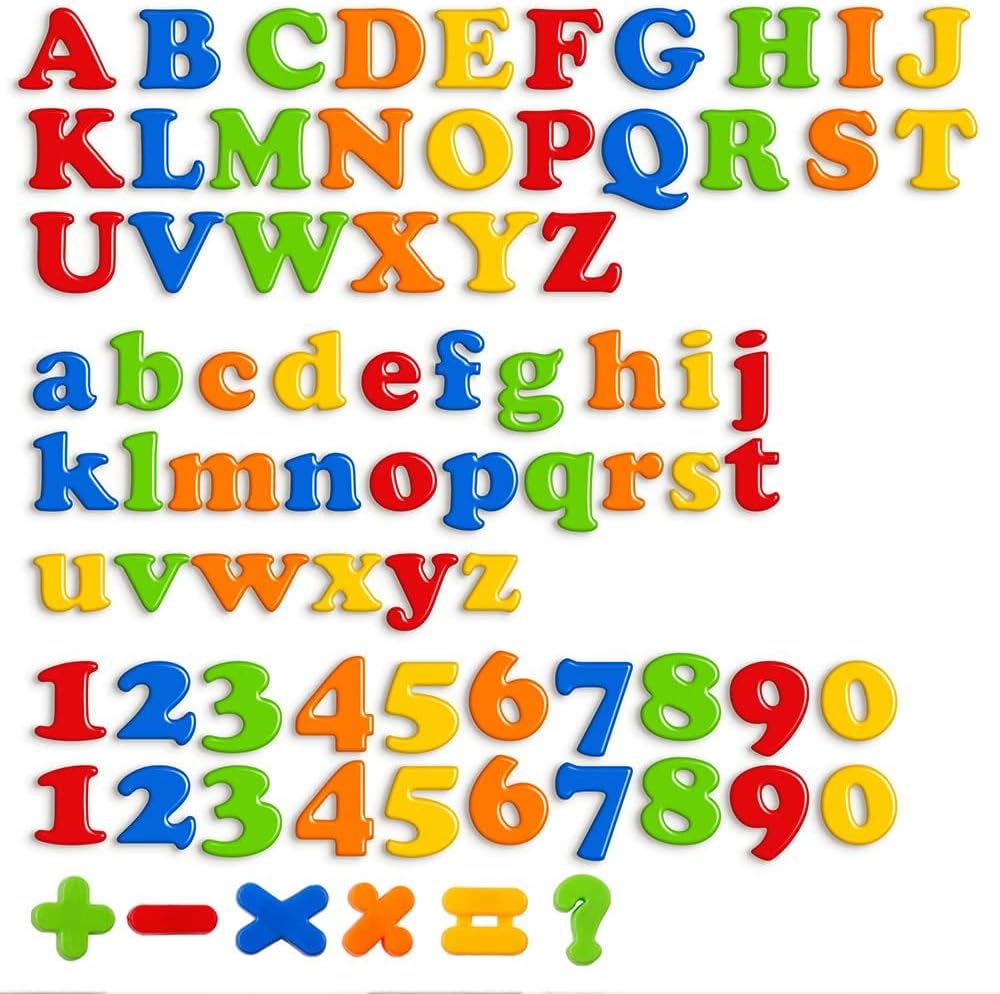 Hot Coogam Magnetic Letters Numbers Alphabet Fridge Magnets Colorful Plastic ABC 123 Educational Toy Set Preschool Learning Spelling Counting Uppercase Lowercase Math for 3 4 5 Years Kid(78 Pcs)