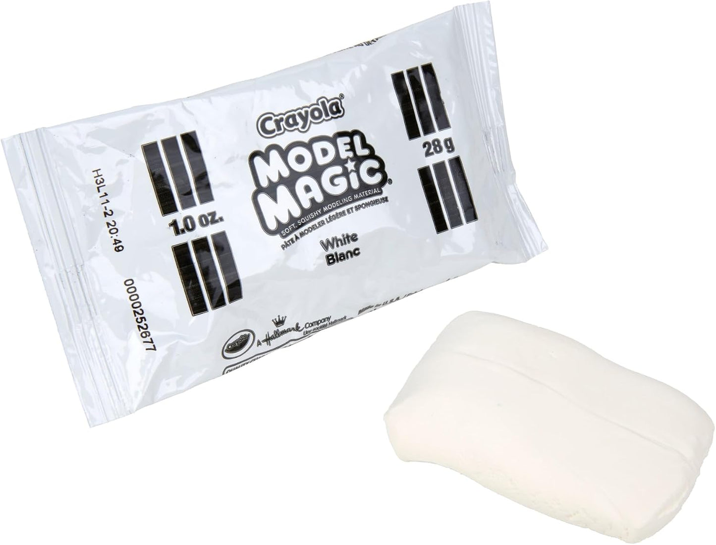 HotCrayola Model Magic - White (75ct), 1oz Modeling Air Dry Clay Alternative, Teacher Classroom Must Haves, Bulk School Supplies for Kids, 3+