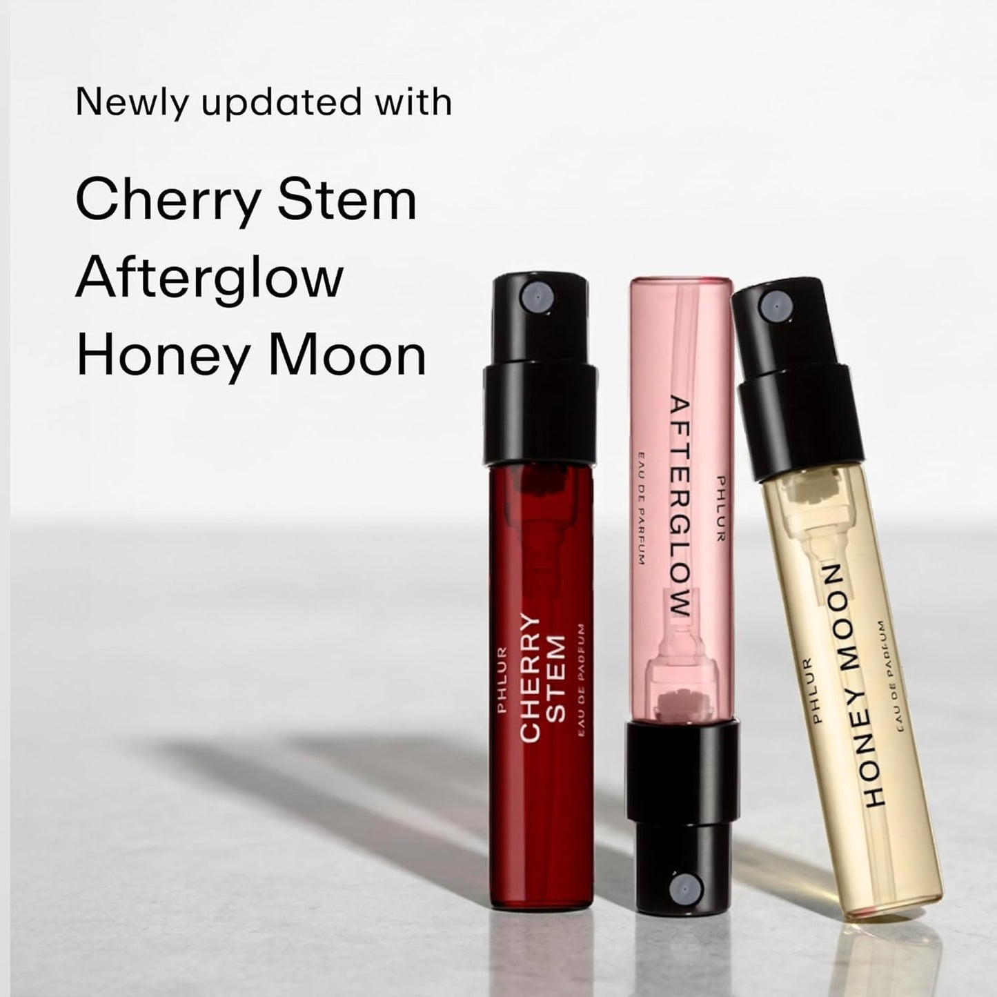 Hot PHLUR Fragrance Discovery Set (2026) - 8pc Perfume Sample Set | Features New Releases Cherry Stem, Afterglow and Honey Moon - 2mL Each, Mini Perfume Fine Fragrance Samples