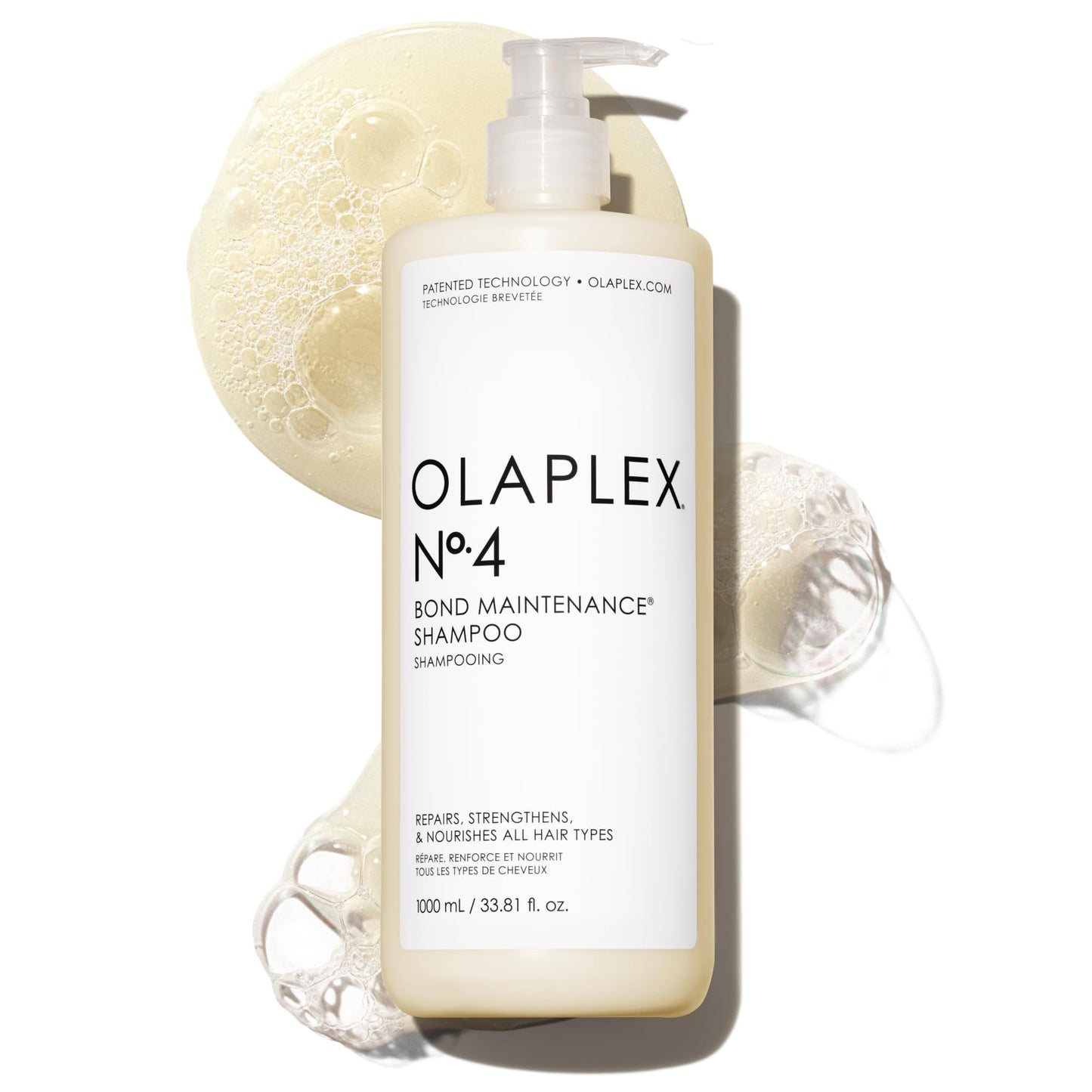 HotOlaplex N°.4 Bond Maintenance™ Hair Strengthening Shampoo: Repairs Damage & Defend Against Future Breakage | Replenishes Hydration | For Coily, Curly, Straight, and Wavy