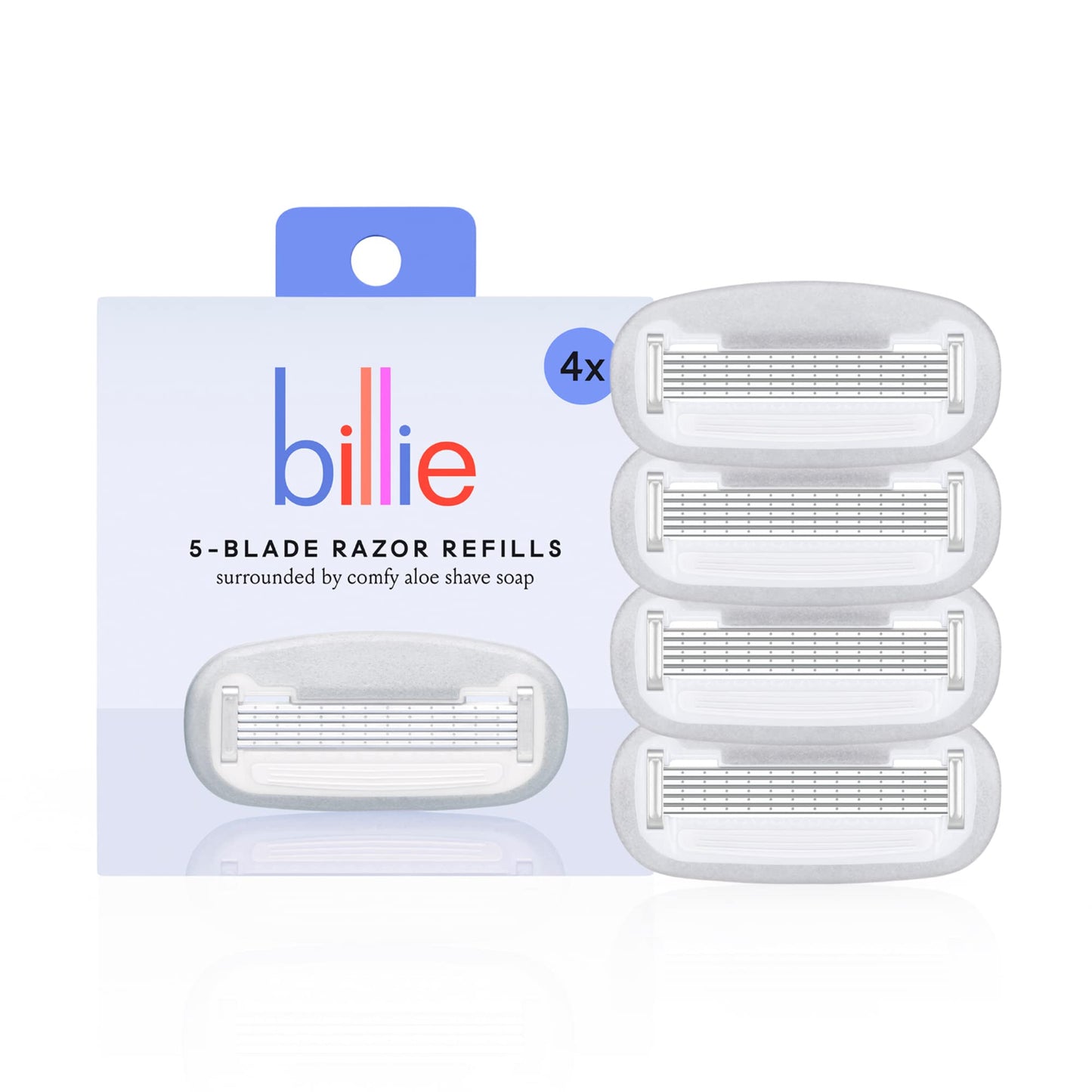 HotBillie Women’s Razor Refill Blades 5-Blade Cartridges - 8 count